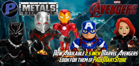 Jada Diecast Metals Avengers 2.5" Figures