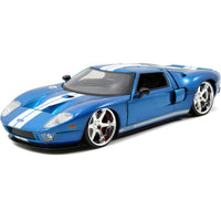 1:24 Jada Fast & Furious 2005 Ford GT (Blue & White)