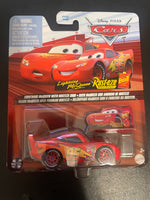 Disney Cars 1:55 LIGHTNING MCQUEEN RUSTEZE SIGN