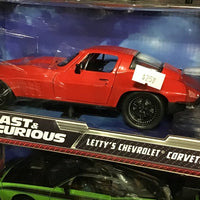 1:24 Jada Fast & Furious Letty's Red Chevrolet Corvette