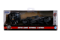 Jada Diecast Metal 1:32  2017 JUSTICE LEAGUE BATMOBILE W/BATMAN