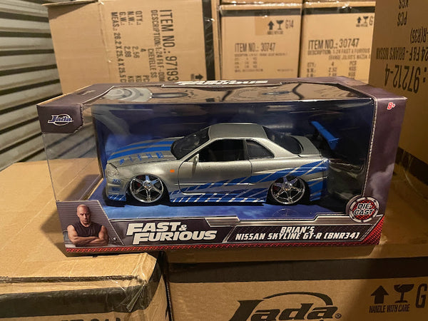 1/64 Scale Model Fast and Furious Dominic and Brian Figures