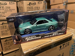 2022 Jada Blue Package Fast Furious Brian's Nissan Skyline GT-R (BNR34)