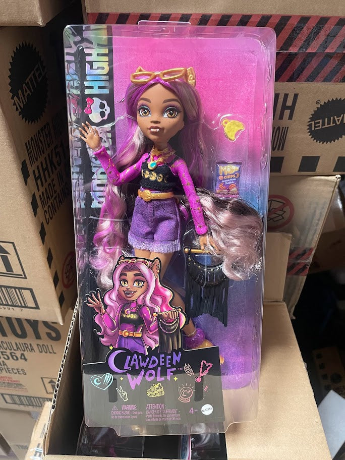 Mattel Monster High Clawdeen Wolf G3 2022 Doll New In Box Ready to