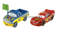 Disney Cars 3 Diecast 1:55 Scale Movie Moments 2 pack- Lightning Mcqueen Dexter Hoover
