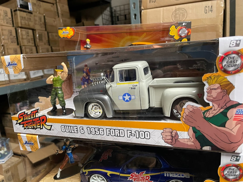 Jada 1/24 Hollywood Rides STREET FIGHTER GUILE 1956 FORD F-100