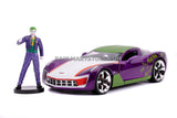 Jada Diecast Metal Hollywood Rides 1:24 2009 CORVETTE STINGRAY CONCEPT W/JOKER