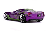 Jada Diecast Metal Hollywood Rides 1:24 2009 CORVETTE STINGRAY CONCEPT W/JOKER