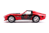 Jada Diecast Metal Hollywood Rides 1:24 1969 CORVETTE STINGRAY W/HARLEY QUINN