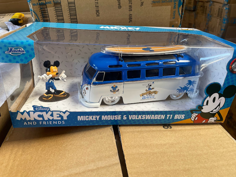 Disney Theme Park Collection Die Cast Metal Vehicle Transport Bus