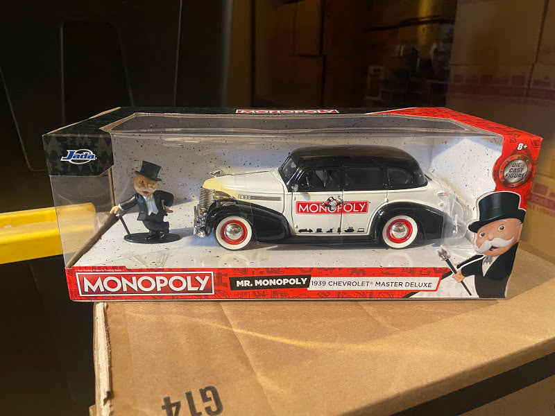 2022 Jada 1/24 Hollywood Rides MONOPOLY 1939 CHEVROLET MASTER DELUXE